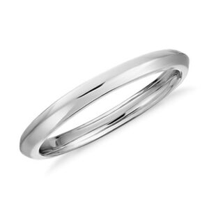 ZAC ZAC POSEN Knife-Edge Wedding Ring in Platinum