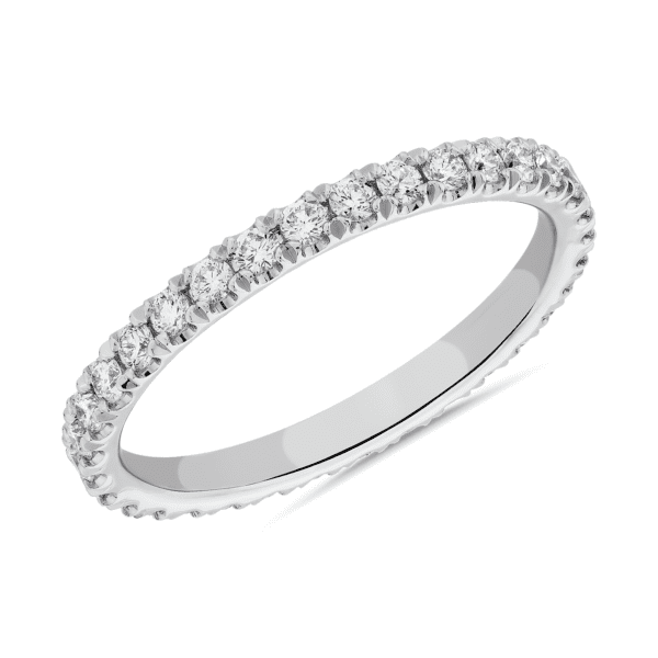 The Gallery Collection Pave Diamond Eternity Ring in Platinum (5/8 ct. tw.)