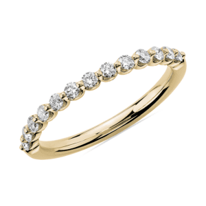 Floating Diamond Wedding Ring in 14k Yellow Gold (1/3 ct. tw.)