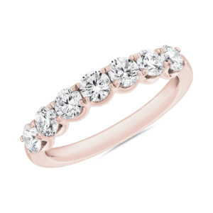 Selene 7-Stone Diamond Anniversary Ring in 14k Rose Gold (1 ct. tw.)