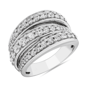 Channel set Fashion Ring in 14k White Gold (1 1/4 ct. tw.)