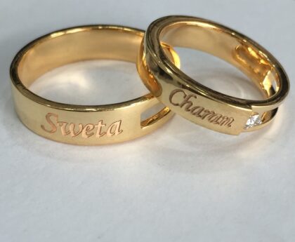 wedding ring designs with name